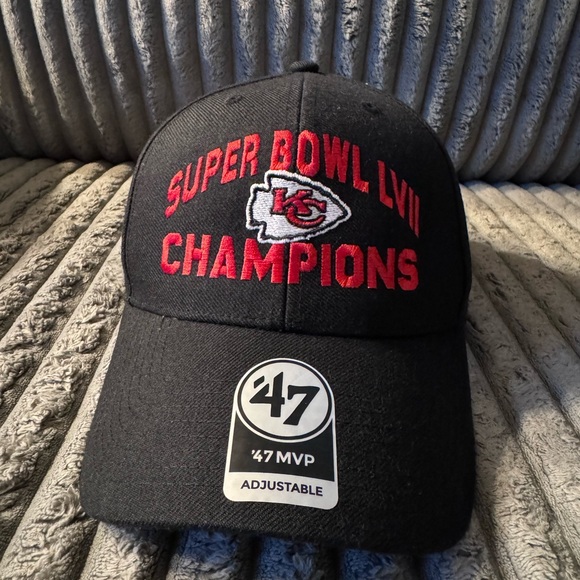 47 Brand Other - Kansas City Chiefs '47 Brand 2023 Super Bowl LVII Champions Black MVP Hat